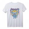 Aggretsuko Rage Stripes T-Shirt - Lizenzierte Sanrio Bekleidung für Fans & Anime Liebhaber