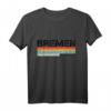 Bremer Vintage-Streifen T-Shirt – Regionales Bremen City Shirt für Herren und Damen