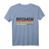 Bremer Vintage-Streifen T-Shirt – Regionales Bremen City Shirt für Herren und Damen