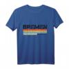 Bremer Vintage-Streifen T-Shirt – Regionales Bremen City Shirt für Herren und Damen