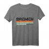 Bremer Vintage-Streifen T-Shirt – Regionales Bremen City Shirt für Herren und Damen