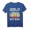 Lustiges 14. Geburtstag T-Shirt für Jungen & Mädchen - Originelle Geschenkidee & Party-Deko für 14-Jährige