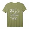 Vintage Retro Spruch Silberhochzeit 25 Jahre Hochzeitstag T-Shirt – Lustiges Geschenk für Ehemann oder Ehefrau