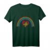 HapDeer Regenbogen Woodstock T-Shirt - Lizenziertes, buntes Design für Festival- und Musikliebhaber