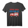 Ich Bin 18 Feuerwehr T-Shirt für Jungen und Mädchen - Lustiges Geburtstagsgeschenk zum 18. Geburtstag mit Feuerwehrauto und Zahl Achtzehn