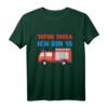 Ich Bin 18 Feuerwehr T-Shirt für Jungen und Mädchen - Lustiges Geburtstagsgeschenk zum 18. Geburtstag mit Feuerwehrauto und Zahl Achtzehn