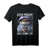 Guten Morgen Ganz dünnes Eis Shirt – Lustige Sprüche Kaffee T-Shirt für Morgenmuffel, Katzenliebhaber & Ironiefans