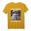 Guten Morgen Ganz dünnes Eis Shirt – Lustige Sprüche Kaffee T-Shirt für Morgenmuffel, Katzenliebhaber & Ironiefans