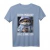 Guten Morgen Ganz dünnes Eis Shirt – Lustige Sprüche Kaffee T-Shirt für Morgenmuffel, Katzenliebhaber & Ironiefans