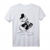 HapDeer Donald Duck Pose With Attitude Outline T-Shirt - Offiziell Lizenzierte Disney Mickey & Friends Bekleidung für Damen und Herren
