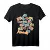 Aggretsuko Collage Characters T-Shirt – Offiziell lizenzierte Sanrio Bekleidung für Fans
