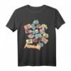 Aggretsuko Collage Characters T-Shirt – Offiziell lizenzierte Sanrio Bekleidung für Fans