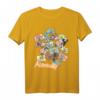 Aggretsuko Collage Characters T-Shirt – Offiziell lizenzierte Sanrio Bekleidung für Fans