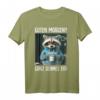 Kaffee Morgenmuffel Mitarbeiter Spruch T-Shirt - Lustiges, Ironisches Geschenk für Kollegen, Teenager & Katzenliebhaber