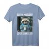 Kaffee Morgenmuffel Mitarbeiter Spruch T-Shirt - Lustiges, Ironisches Geschenk für Kollegen, Teenager & Katzenliebhaber