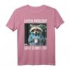 Kaffee Morgenmuffel Mitarbeiter Spruch T-Shirt - Lustiges, Ironisches Geschenk für Kollegen, Teenager & Katzenliebhaber