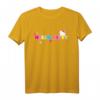 Hello Kitty Retro Rainbow Logo T-Shirt - Offiziell lizenzierte Sanrio Bekleidung für Fans