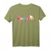Hello Kitty Retro Rainbow Logo T-Shirt - Offiziell lizenzierte Sanrio Bekleidung für Fans