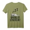 Offizielles Waschbär Schlafshirt - Lustiger Pyjama für Damen und Herren, Geschenkidee für Morgenmuffel und Schlafliebhaber