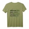 Birthplace Earth Race Human Politics T-Shirt zum HapDeer – Klassisch geschnitten, doppelt genähter Saum