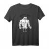 Never skip leg day Pug T-Shirt – Motivationsshirt für Bodybuilding, Powerlifting & Weightlifting, perfektes Geschenk für Kraftsport-Fans