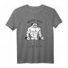 Never skip leg day Pug T-Shirt – Motivationsshirt für Bodybuilding, Powerlifting & Weightlifting, perfektes Geschenk für Kraftsport-Fans