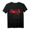 Drachen T-Shirt Geschenk für Herren, Damen und Kinder mit feuerspuckendem Drachen - Perfekt für Drachen-Fans & Fantasy-Liebhaber