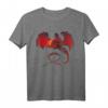 Drachen T-Shirt Geschenk für Herren, Damen und Kinder mit feuerspuckendem Drachen - Perfekt für Drachen-Fans & Fantasy-Liebhaber