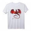 Drachen T-Shirt Geschenk für Herren, Damen und Kinder mit feuerspuckendem Drachen - Perfekt für Drachen-Fans & Fantasy-Liebhaber