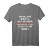 Lustiges Arbeitsshirt mit Spruch: 'Einmal mit Profis war gestern einmal ohne...' – Witziges Geschenk für Kollegen und Handwerker