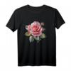 Blooming Pink Rose Flower Cute Pink Roses Flower Gardening T-Shirt – Romantisches Blumenthema für Frühling, Natur & Liebhaber