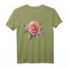 Blooming Pink Rose Flower Cute Pink Roses Flower Gardening T-Shirt – Romantisches Blumenthema für Frühling, Natur & Liebhaber
