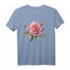 Blooming Pink Rose Flower Cute Pink Roses Flower Gardening T-Shirt – Romantisches Blumenthema für Frühling, Natur & Liebhaber