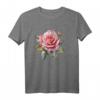Blooming Pink Rose Flower Cute Pink Roses Flower Gardening T-Shirt – Romantisches Blumenthema für Frühling, Natur & Liebhaber