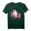 Kinder 2. Geburtstag Mädchen Pferd & Einhorn T-Shirt – Perfekt für die Geburtstagsparty & Pferde-Fans