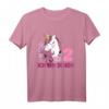Kinder 2. Geburtstag Mädchen Pferd & Einhorn T-Shirt – Perfekt für die Geburtstagsparty & Pferde-Fans