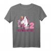 Kinder 2. Geburtstag Mädchen Pferd & Einhorn T-Shirt – Perfekt für die Geburtstagsparty & Pferde-Fans