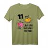 Eulen Kinder Geburtstag T-Shirt für 11 Jahre - Lustiges Design für Jungen und Mädchen zum Kindergeburtstag