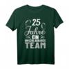 Hochzeitstag Jubiläum Silberhochzeit Ehepaar T-Shirt mit Spruch - Perfekte Dekoration & Geschenk für 25 Jahre Ehe
