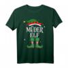 Müder Elf Weihnachts T-Shirt für Familie - Lustiges Elf Outfit für Weihnachten, Kinder & Erwachsene, ideales Weihnachtsgeschenk
