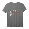 Nurburgring Karten-Grafik T-Shirt – Perfektes Geschenk für Autoliebhaber und Rennsportfans