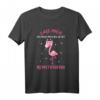 Lass Mich Ich Muss Mich Da Jetzt Reinsteigern Flamingo T-Shirt – Witziges Statement-Shirt für Humorliebhaber und Provokateure