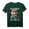 Guten Morgen Ganz Dünnes Eis Kaffee Spruch T-Shirt – Lustiges Geschenk für Morgenmuffel, Schichtarbeiter & Katzenliebhaber