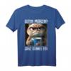 Guten Morgen Ganz Dünnes Eis Kaffee Spruch T-Shirt – Lustiges Geschenk für Morgenmuffel, Schichtarbeiter & Katzenliebhaber