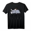 Offizielles Schlafshirt Pyjama Nachthemd mit Esel Pony Motiv – Lustiges Geschenk für Langschläfer, Morgenmuffel und Pony-Fans