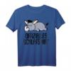 Offizielles Schlafshirt Pyjama Nachthemd mit Esel Pony Motiv – Lustiges Geschenk für Langschläfer, Morgenmuffel und Pony-Fans