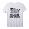 Offizielles Schlafshirt Pyjama Nachthemd mit Esel Pony Motiv – Lustiges Geschenk für Langschläfer, Morgenmuffel und Pony-Fans