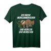 Ich Hasse Morgenmenschen und Morgen & Menschen - Witziges Faultier T-Shirt für Morgenmuffel & Langschläfer