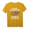 Ich Hasse Morgenmenschen und Morgen & Menschen - Witziges Faultier T-Shirt für Morgenmuffel & Langschläfer