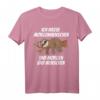 Ich Hasse Morgenmenschen und Morgen & Menschen - Witziges Faultier T-Shirt für Morgenmuffel & Langschläfer